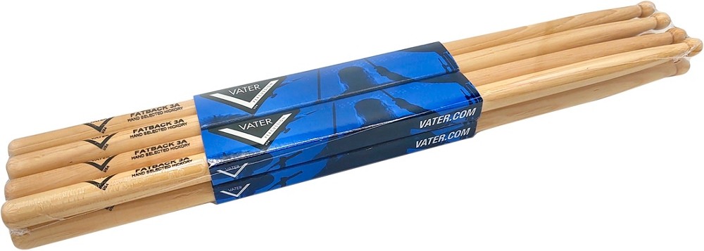 Vater Hickory Drum Stick Pre-pack Wood 3A