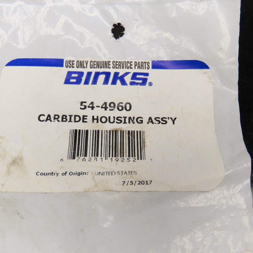 Binks 54-4960 Carbide Housing Assembly