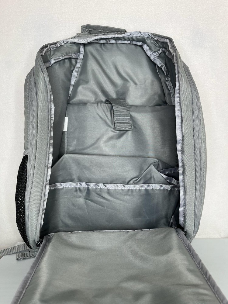 Joola Backpack Gray Vision II Soft Case Laptop Shoe Compartment Mens Daypack NEW