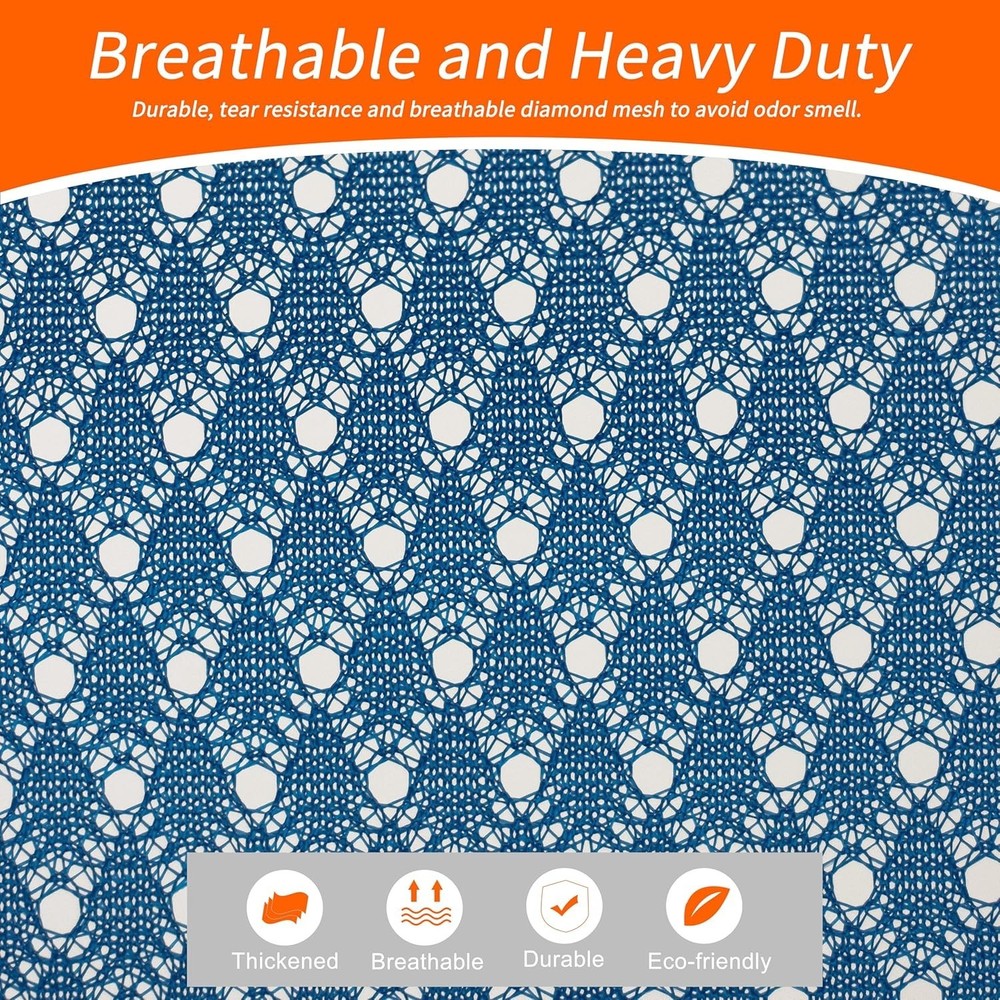 Extra Heavy Duty Large Diamond Mesh Laundry Bags with Drawstring Closure & ID...