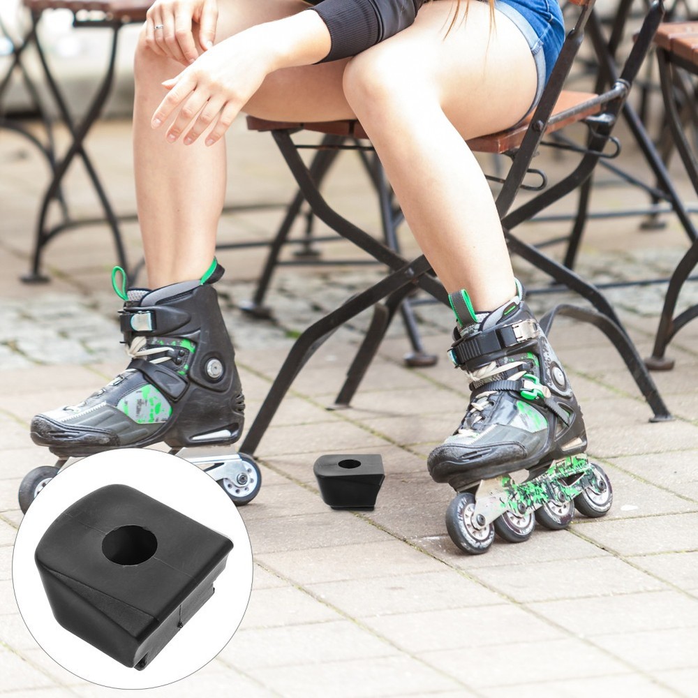 2 Pcs Roller Skate Accessories Toe Stops Inline Skates Block Pad