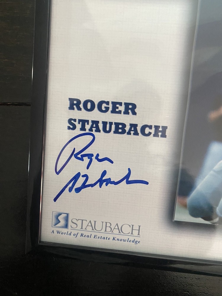 Nolan Ryan / clyde drexler/ mary lou retton/ roger staubach Signed with JSA auth