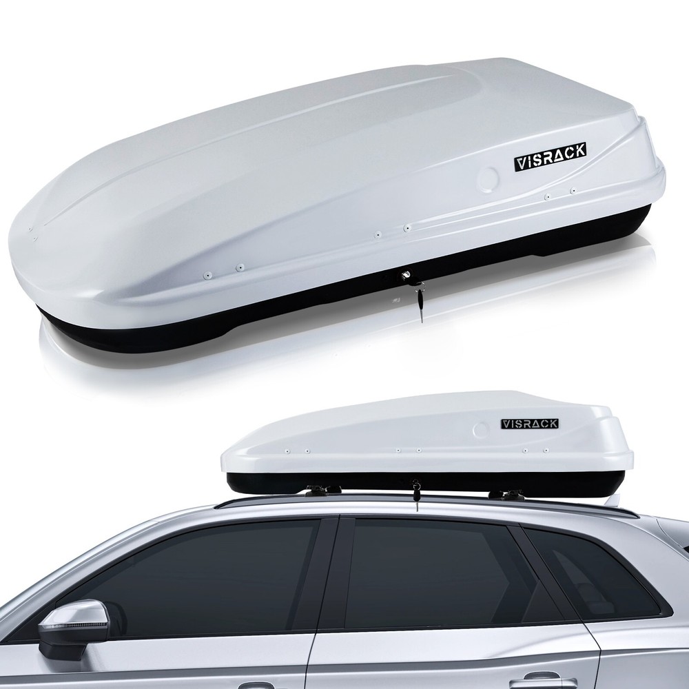 13 FT ³ Rooftop Cargo Box Luggage Carrier w/2 Keys,Both Side Open Easy Install