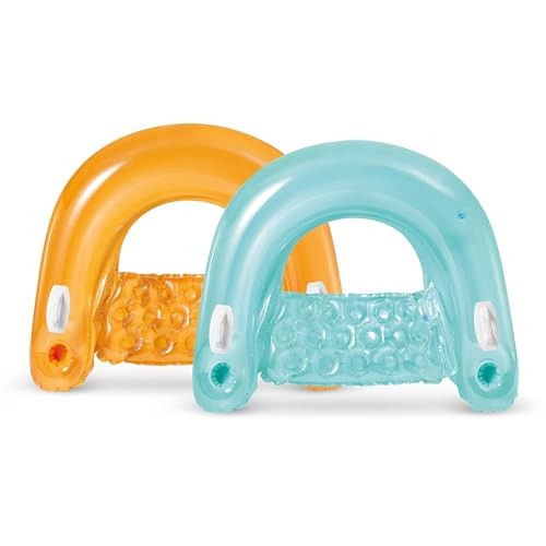 58859EP Sit 'N Float Inflatable Pool Float: Pool Lounge with Built-in 1 Float