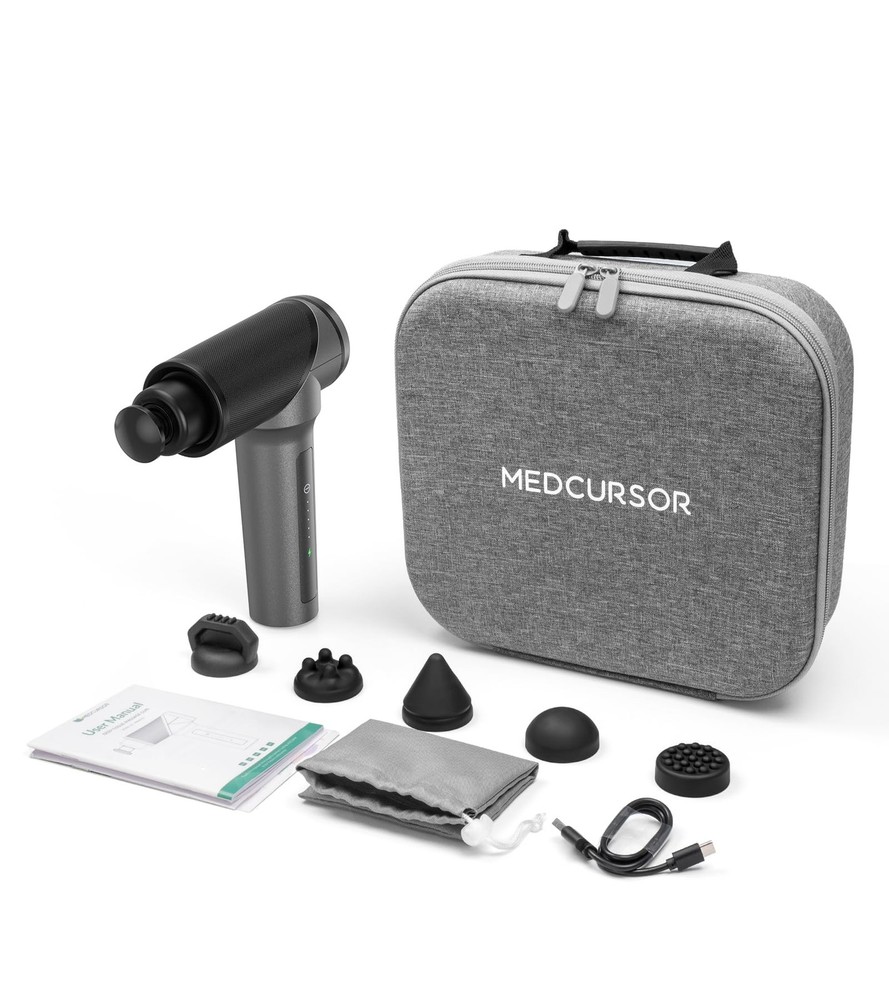 Medcursor Massage Gun - High Intensity Brushless Motor, Handheld Percussion D...