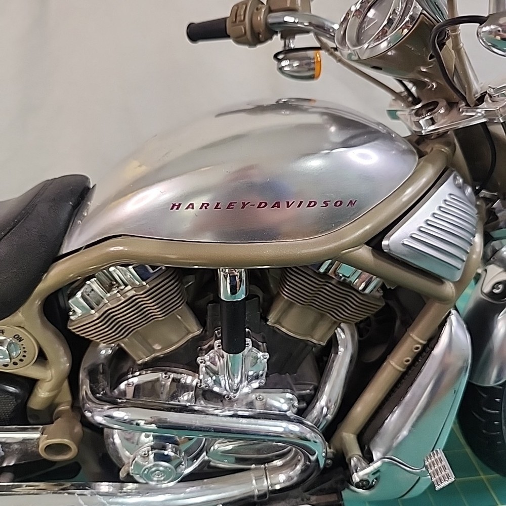 Harley Davidson New Bright Motorcycle R/C Fatboy 9.6V Complete Untested 28''
