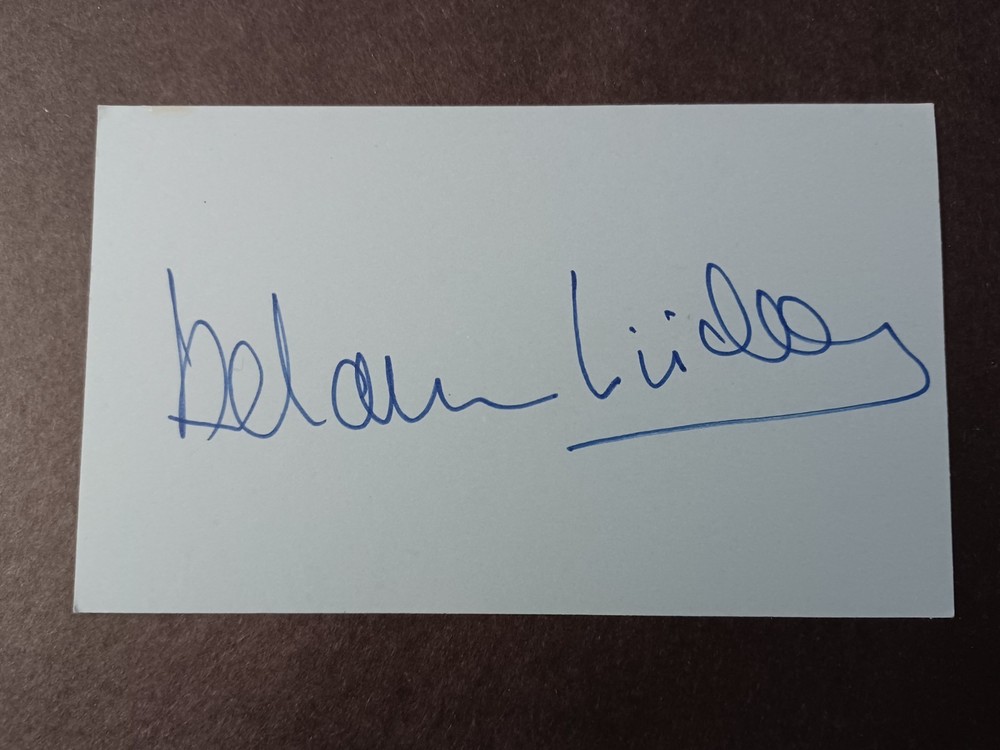 Adam Luders Signed Index Card - Ballet