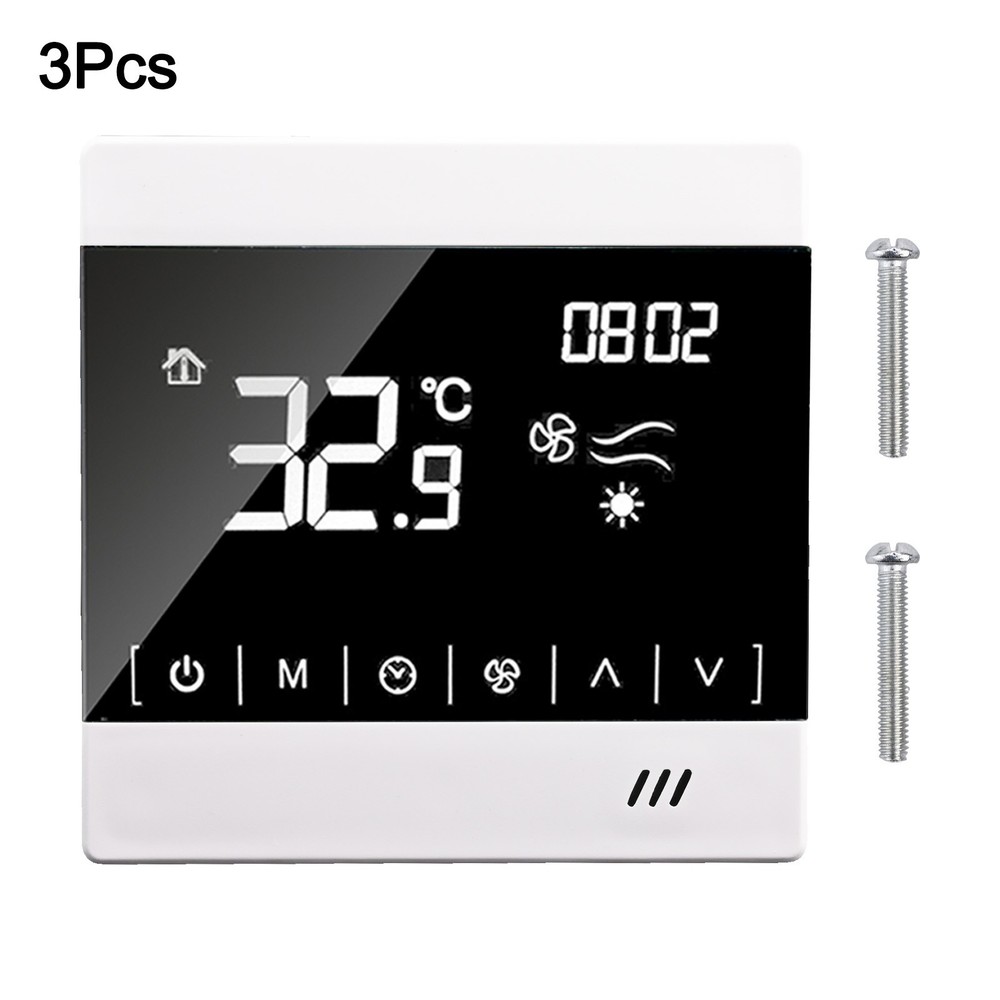Reliable and easy to use fan coil thermostat for central fresh air system