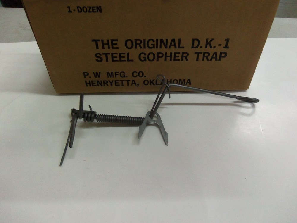 Six Pack of DK-1 Gopher Traps. Pocket Gopher Traps