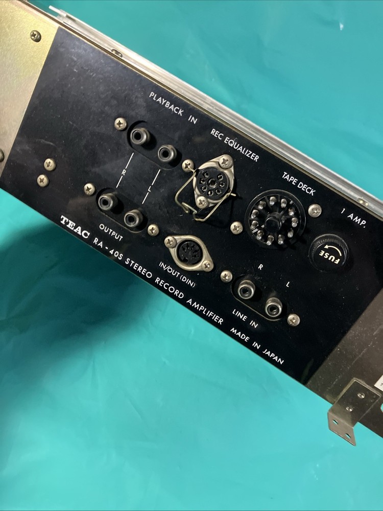 Teak Model RA-40S Stereo Record Amplifier (Working).