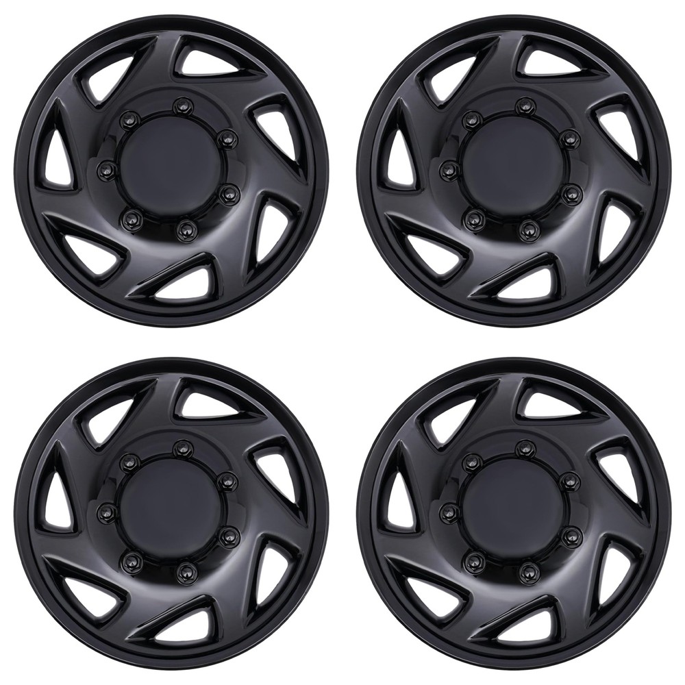 4pcs Hub Caps Van Full Wheel Covers For Ford Econoline E250 E350 E450 99-18