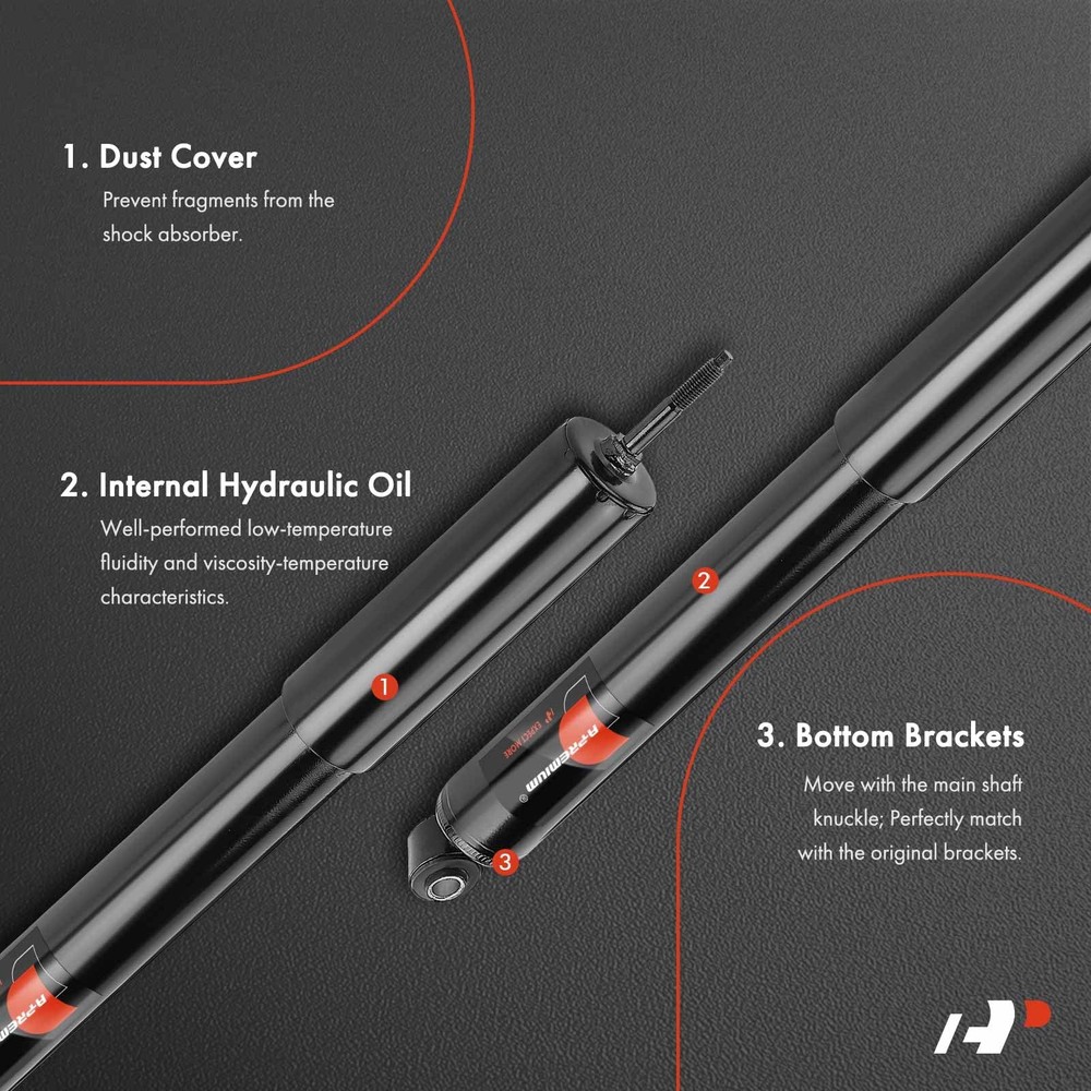 Front Shock Absorber Ram 4500 5500 2008-2017 2-PC Set