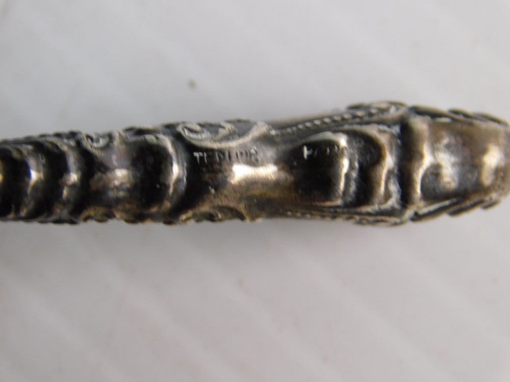 3 Antique Darning Eggs, Sterling Silver handles