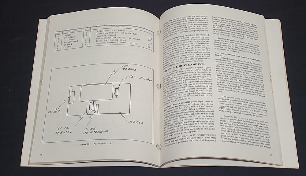 Triple Hunt Atari Arcade Manual, 1st Printing