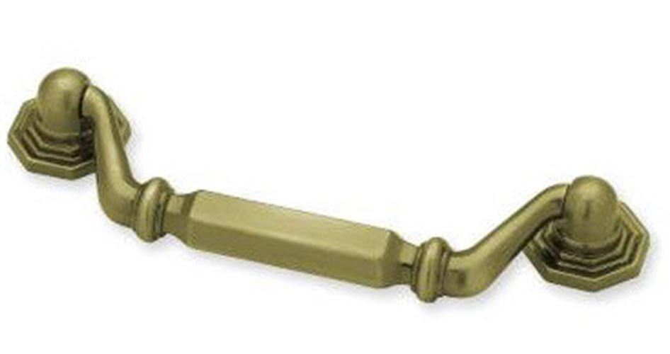 3-3/4" Bail Drop Pull Bronzed Antique