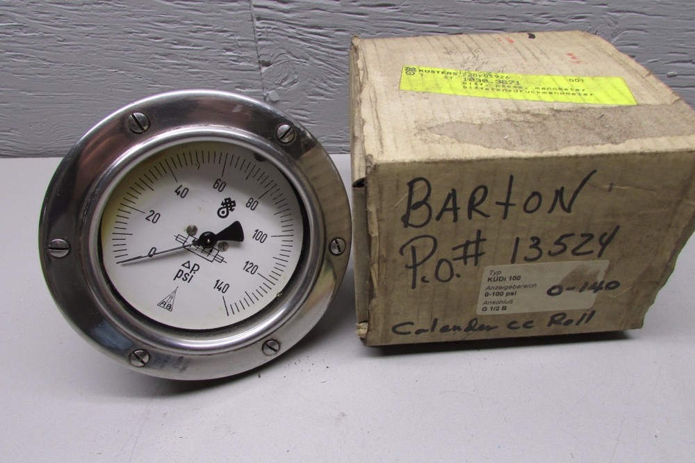 Kusters 220-05926 St-1030.3671 Differential pressure manometer 0-140 PSI