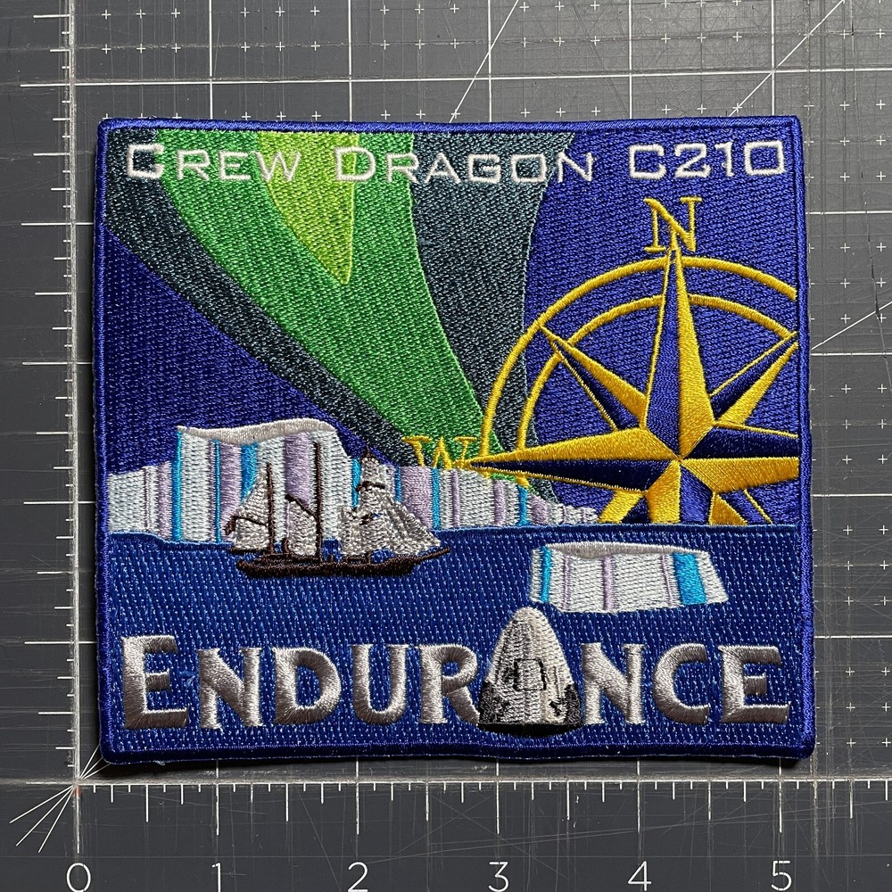 SpaceX Crew Dragon Endurance Commemorative Patch 5"