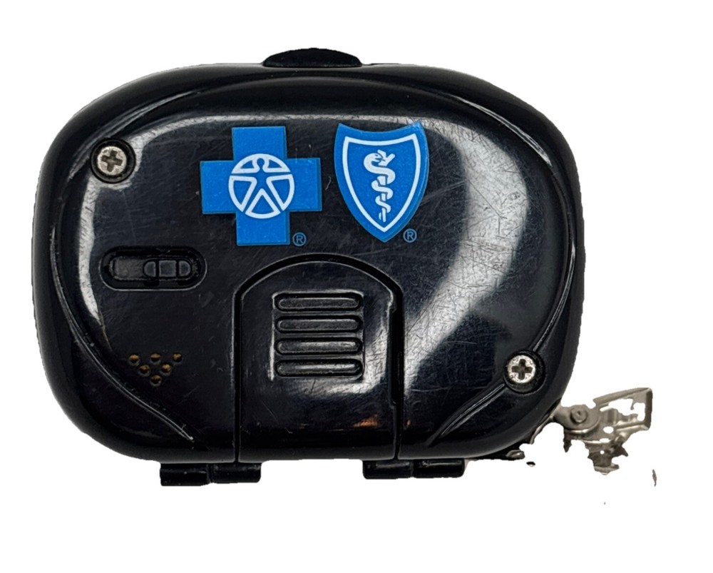 Personal Pedometer BLUE CROSS BLUE SHIELD Black with Clip