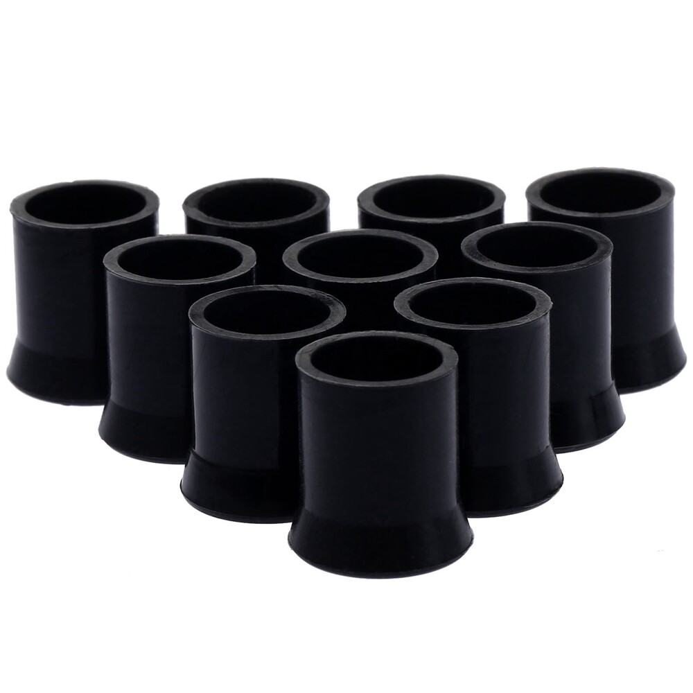 10Pcs Rubber Black Smoking Pipe Tip Grips Pipe Stems Protector Smoking Supply