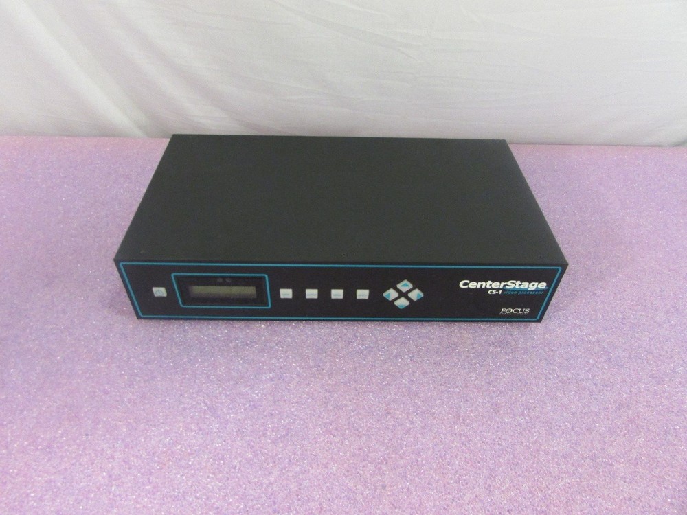 CenterStage CS-1 Video Processor Focus Enhancements (No Manual)