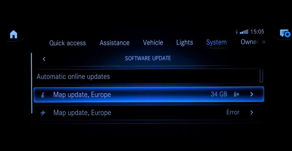 2026 Mercedes COMAND NTG6 Europe V25 MAP UPDATE + ACTIVATION CODE navigation
