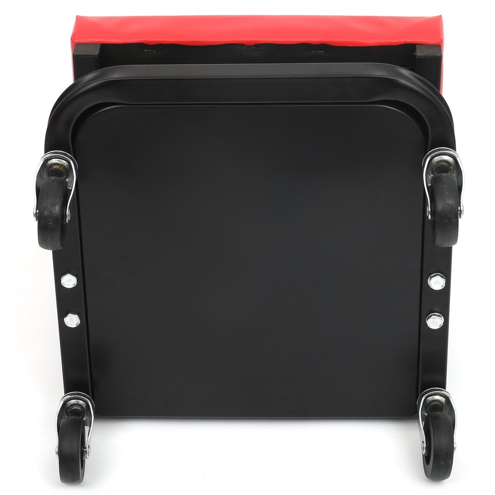 ?Rolling Mechanic Seat Garage Tool Box Creeper Chair Work Stool