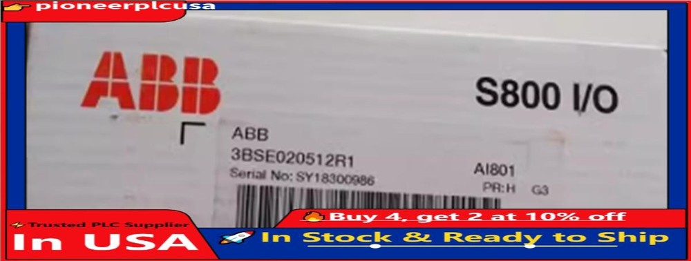 New ABB 3BSE020512R1 AI801 Analog Input Module