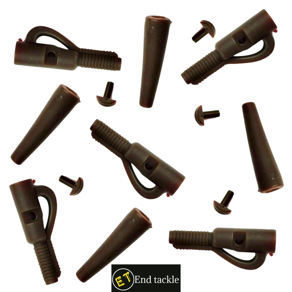Lead Clip & Tail Rubber With Locking Pins Terminal Tackle End Tackle
