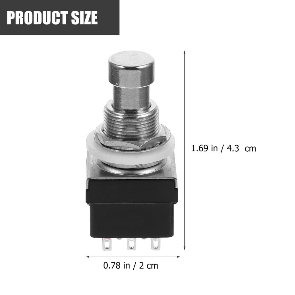 Switch Guitar Pedal Footswitch Button Operated Controller Momentary