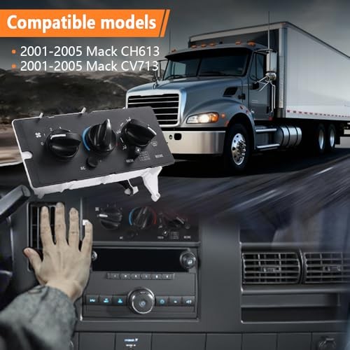 A/C Heater Climate Control Module and HVAC Control Panel Unit FIT Mack CH613