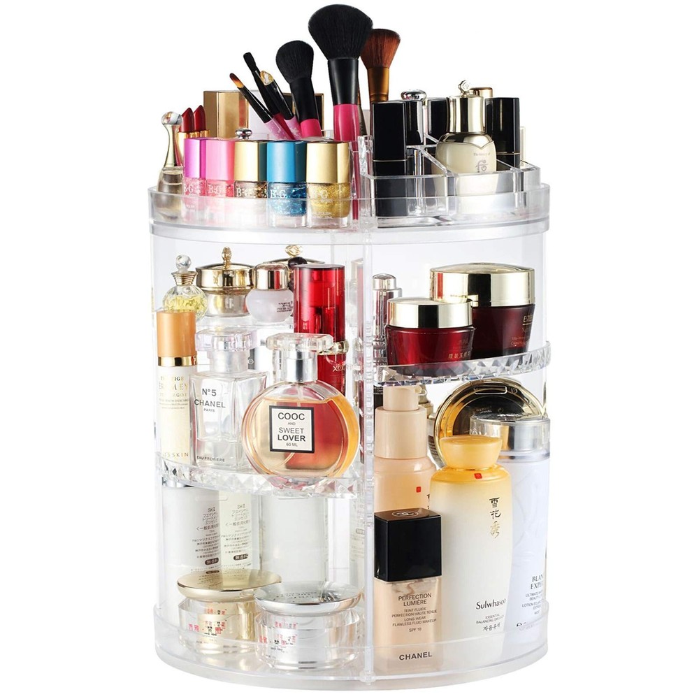Boxalls Makeup Organizer Rotating, 8-Layer Large Capacity Cosmetics Organizer...