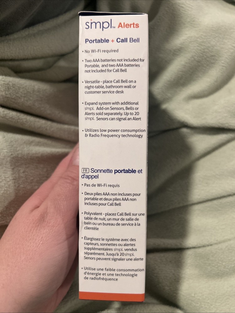SIMPL Alerts Portable & Call Bell For Elderly