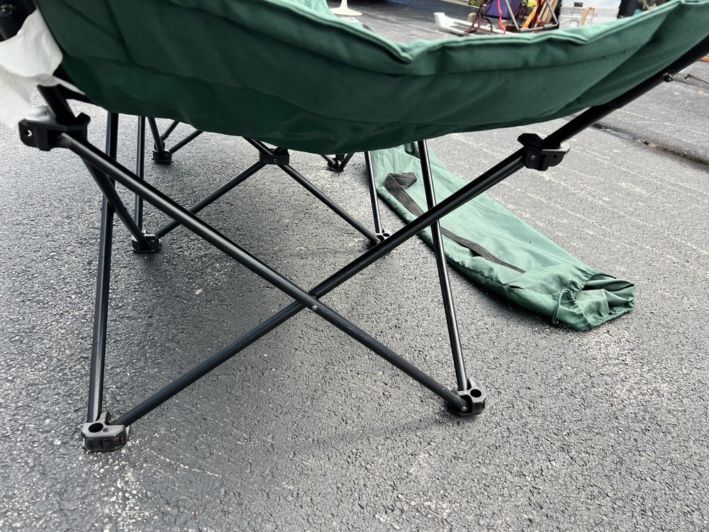 Portable Green Folding Camping Cot with Carry Bag Tent Cot