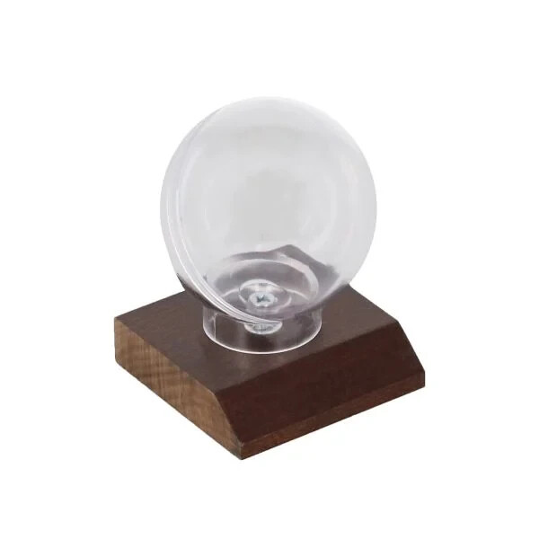 BCW Solid Real Hardwood Base and Acrylic Baseball Globe Holder Case