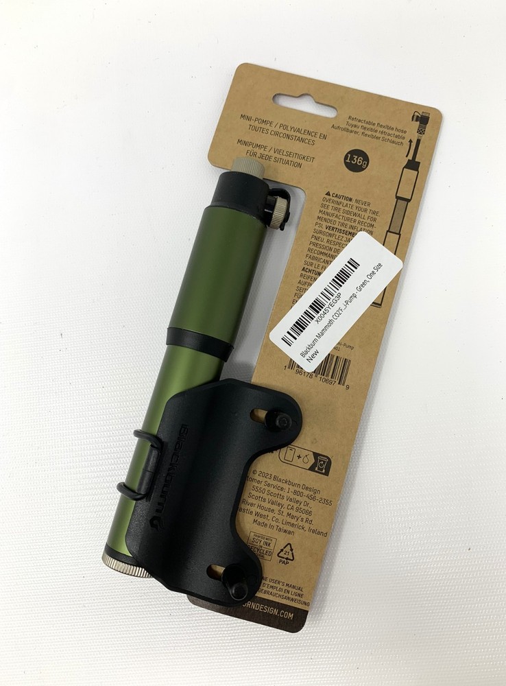 Blackburn Mammoth CO2 Mini Pump - Green - New
