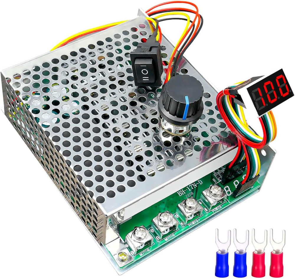PWM DC Motor Speed Controller, DC 10-55V MAX 100A, Stepless Brushed Motor Contro