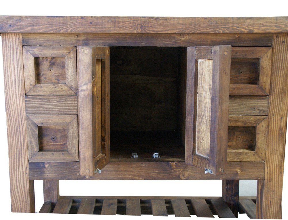 Belmont Rustic Bathroom vanity cabinet