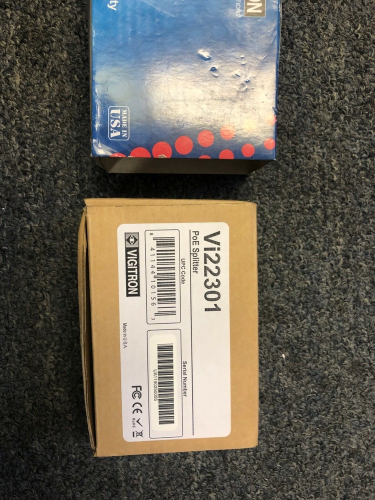 Vigitron Vi22301 PoE Splitter New