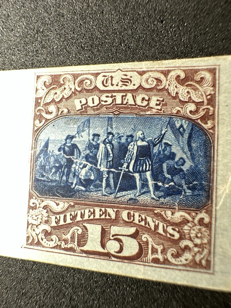 1869 Scott 129 Proof Columbus Postage Stamp