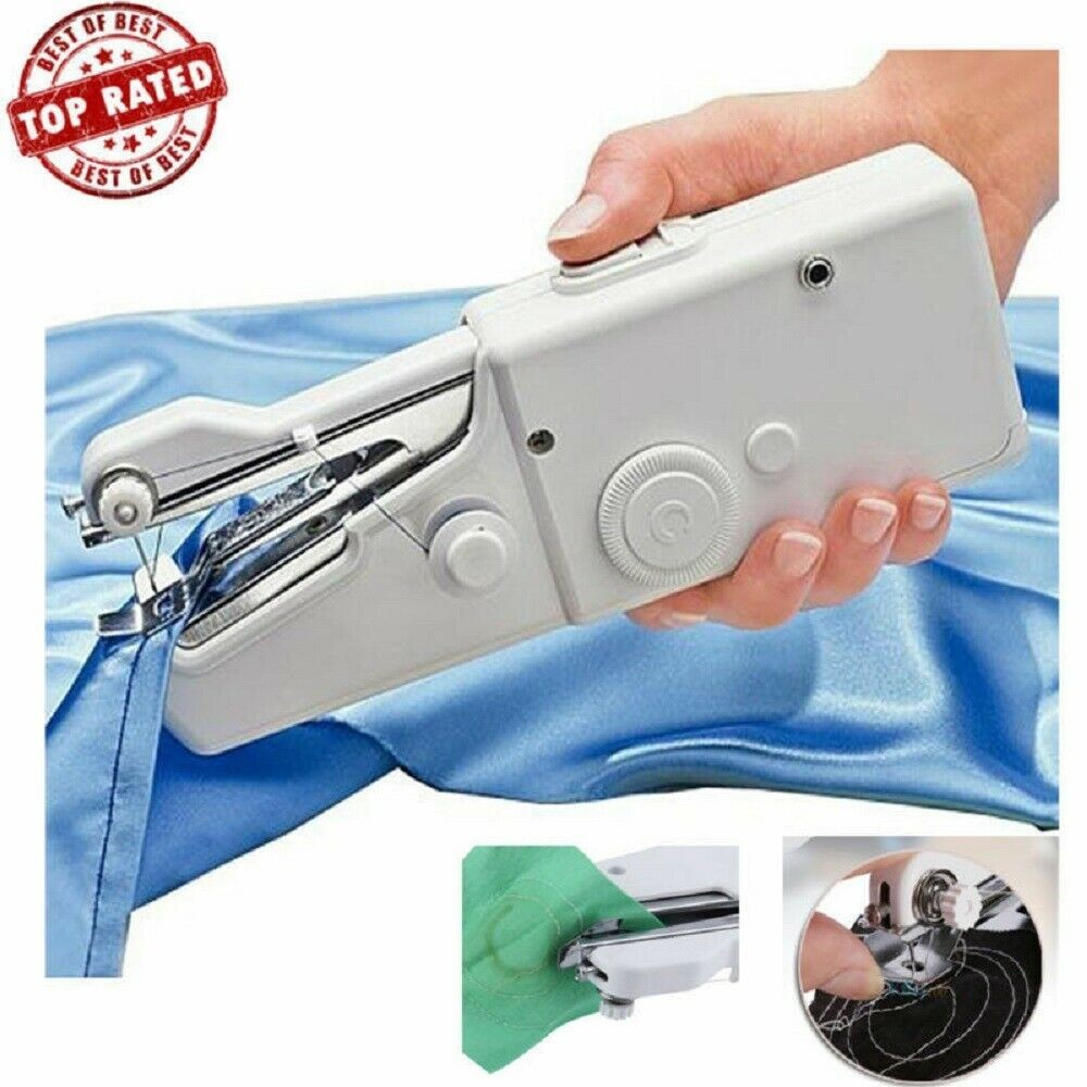 Handheld Sewing Stitch Needlework Cordless Cloth Fabric Electric Sewing Machine