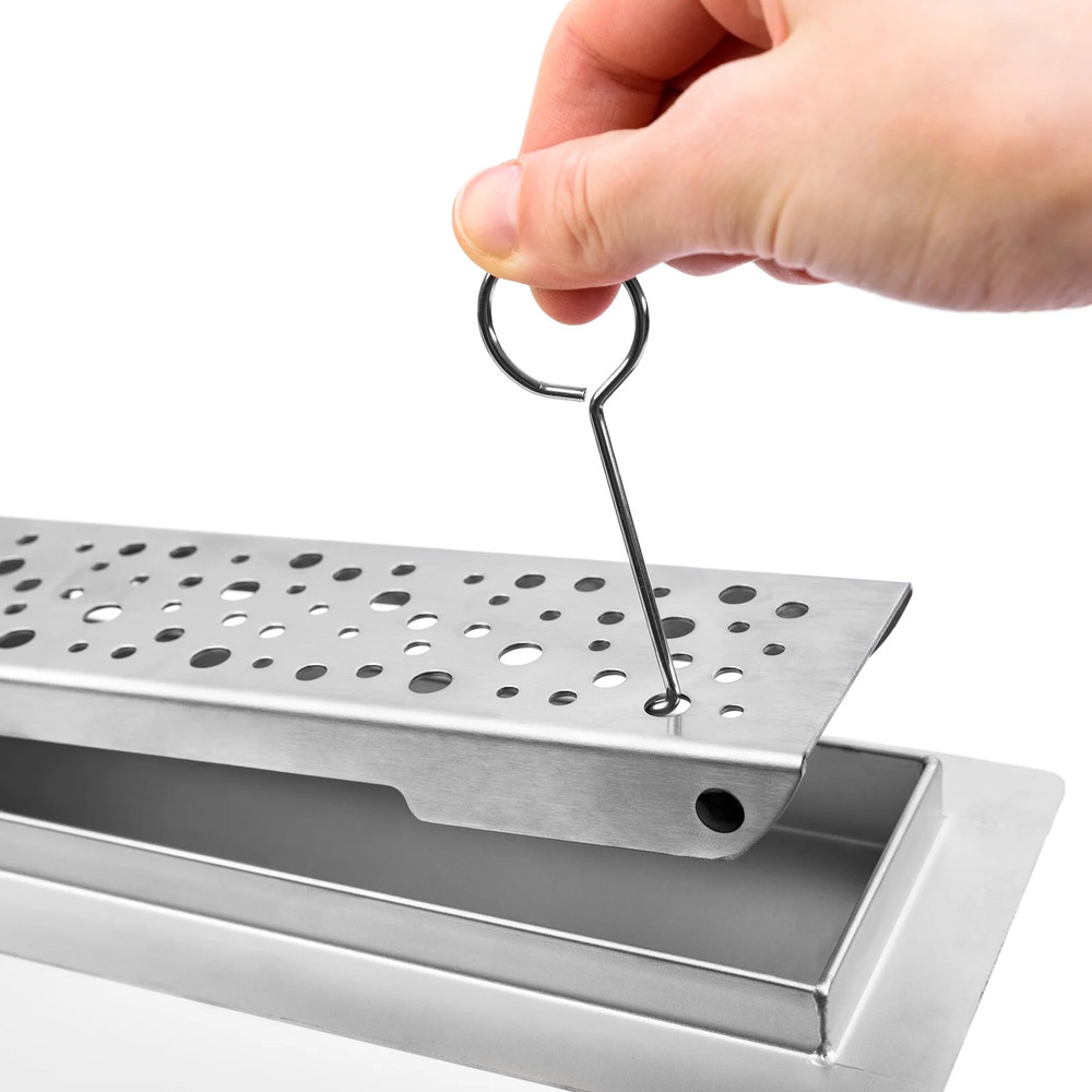 Drain Lifting Hook, Stainless Steel Drain Grate Puller Shower Drain