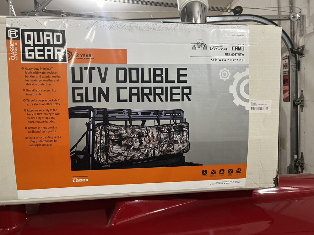 Side By Side Rifle And Storage Case