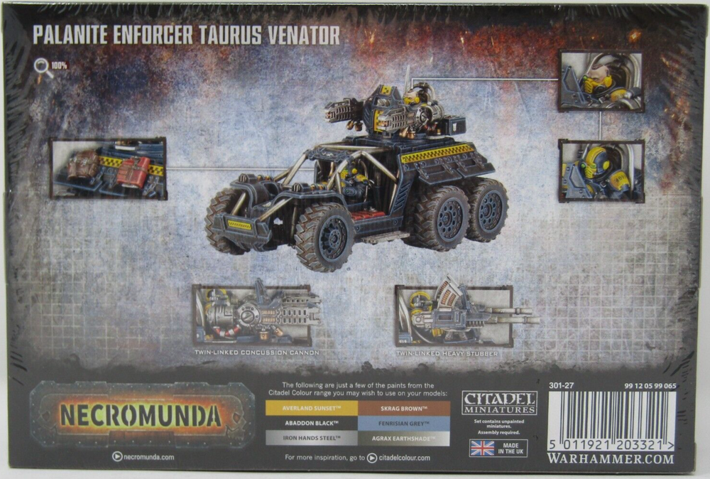 Warhammer 40k Necromunda Palanite Enforcer Taurus Venator