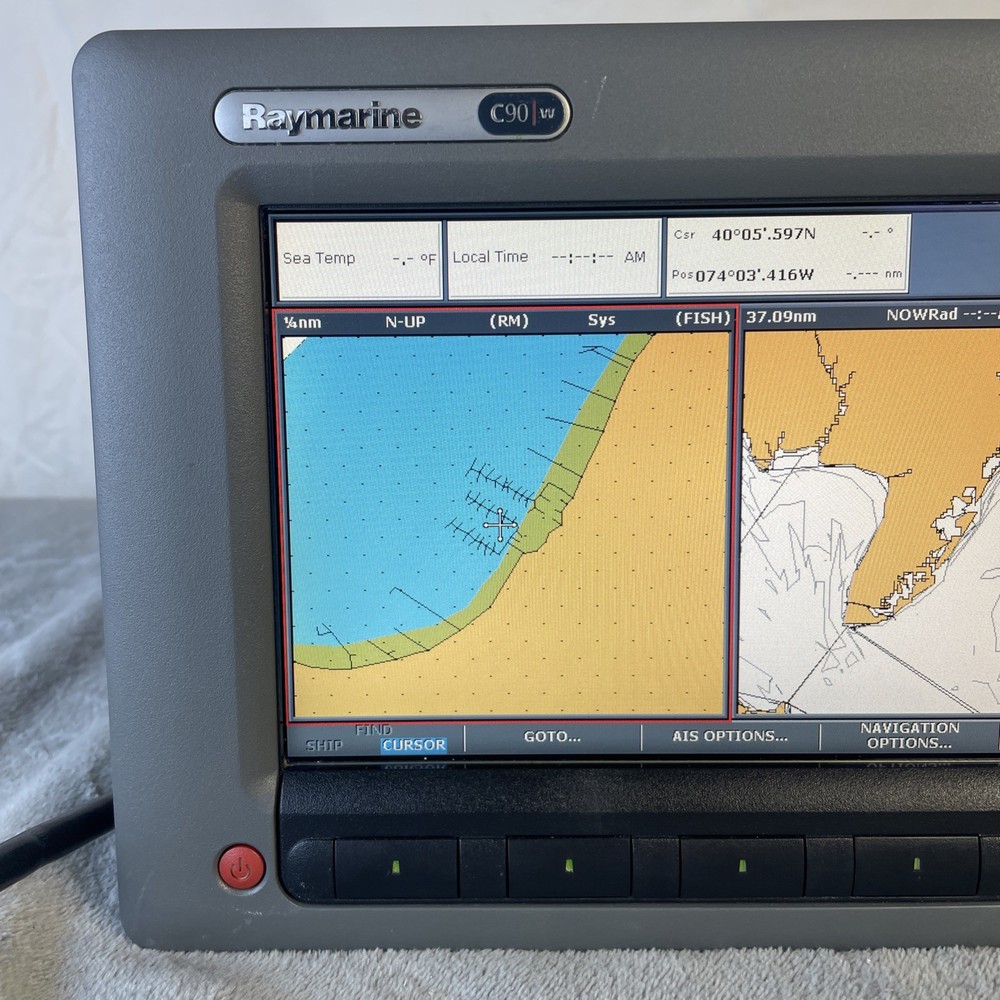 Raymarine C90w Widescreen E62111 GPS Multifunction Display *See Images*