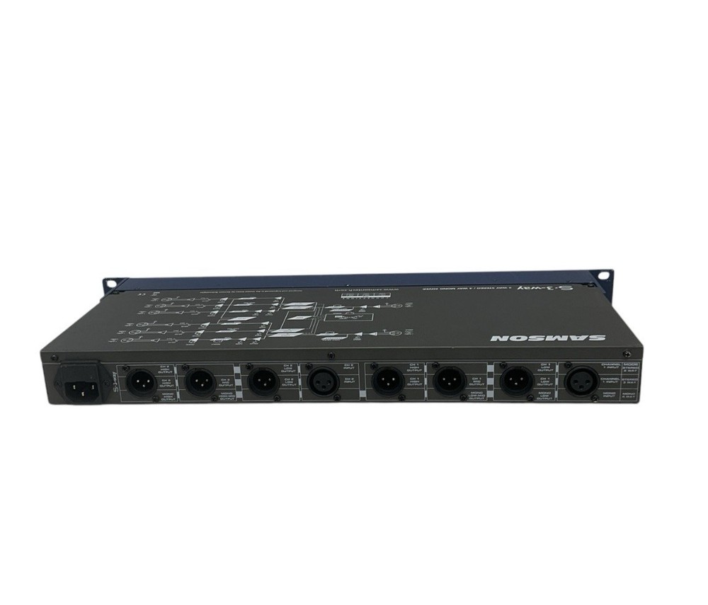 SAMSON curve 231 equalizer Dual 31 band, Compresor/Limiter, S-3WayCrossover.