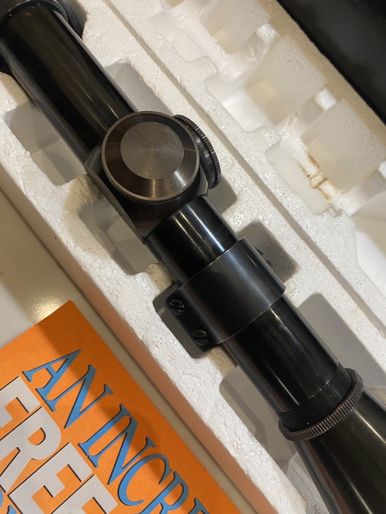 Leupold M8-4x Rifle Scope with Unique Post & Duplex Reticle