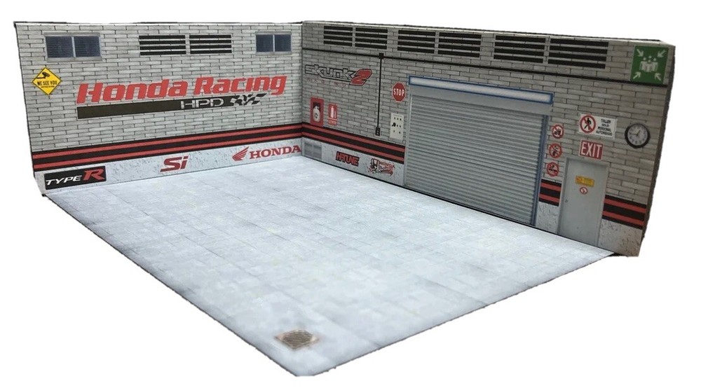 Diorama 1/64 Scale HONDA Racing