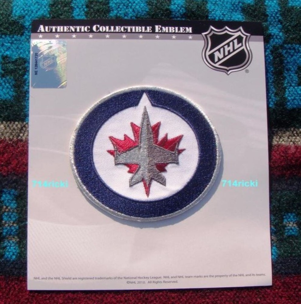 Winnipeg Jets Small Primary Logo Patch Collector Official NHL 2011 - Present