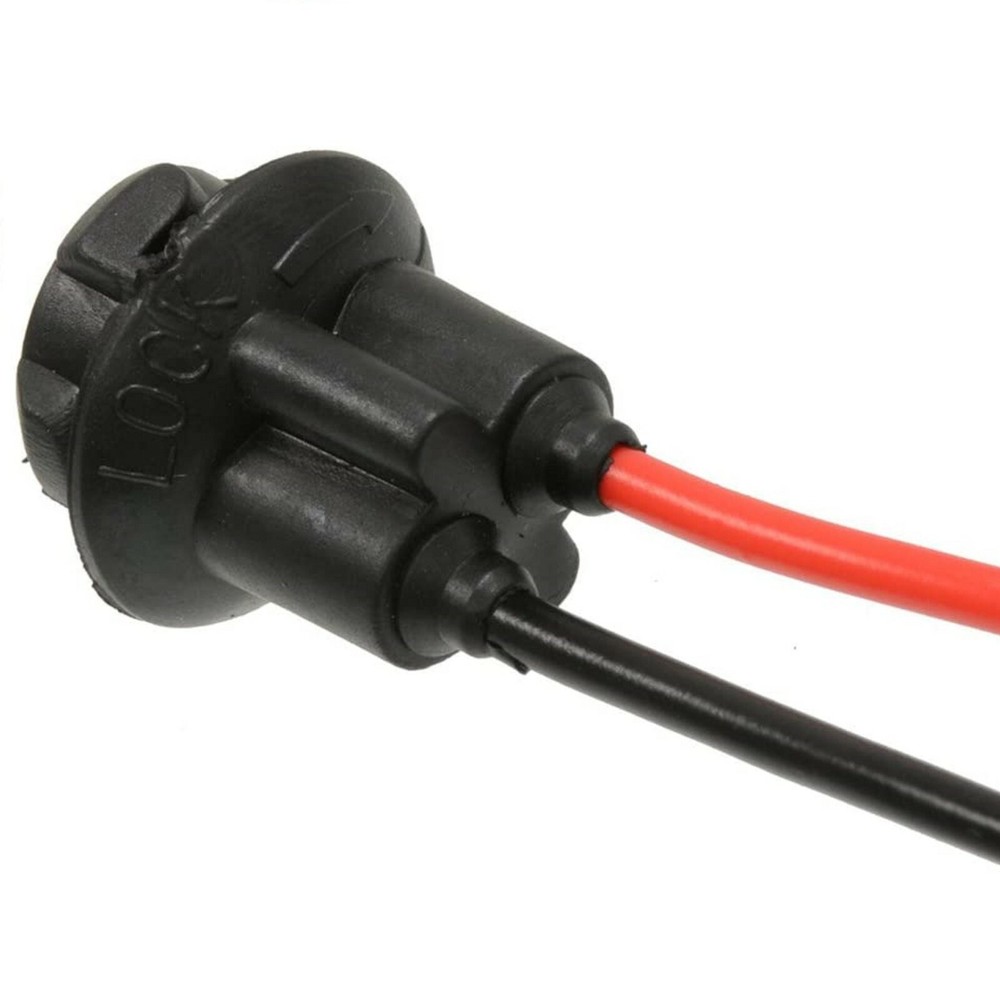 Universal Pigtail Wire Female Socket 194 Harness License Plate Tag Light Bulb B