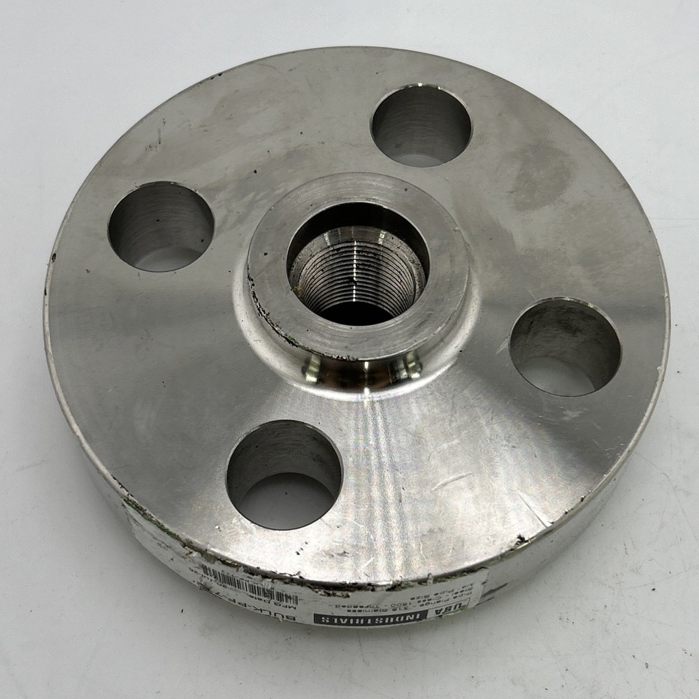 Flange, Threaded, 316 Ss, 3/4"Pipe Size, Bulk-Pf-772